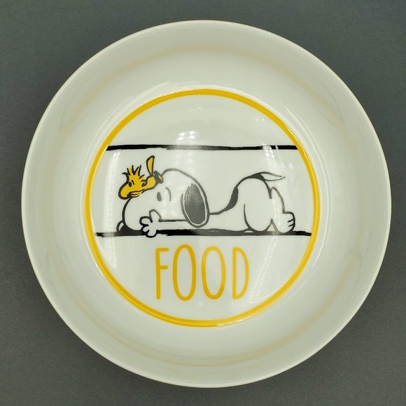 Peanuts Snoopy Did Someone Say Food Dinner Bowl Snack Pasta Serving Dish - Picture 7 of 7